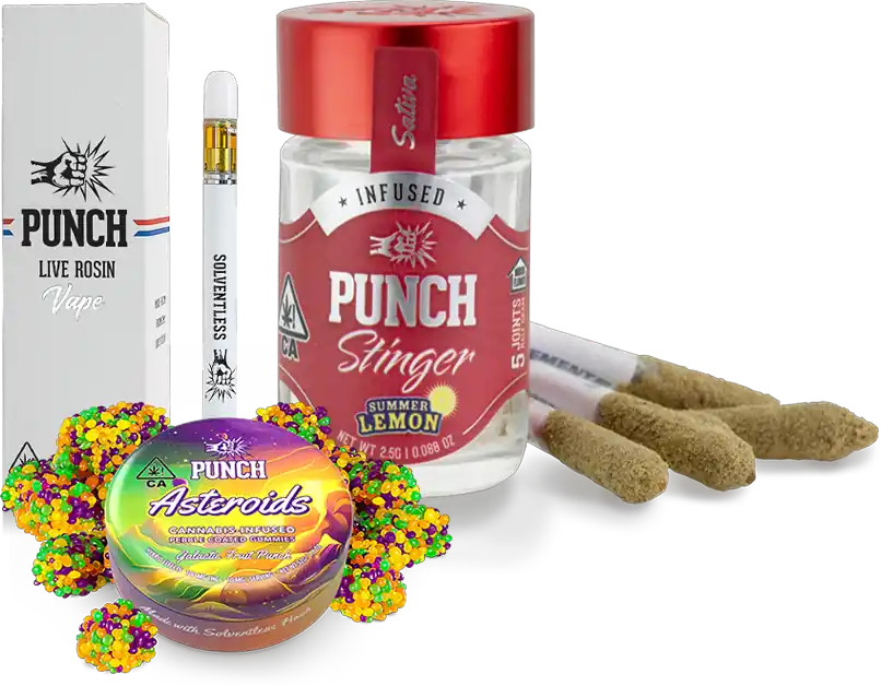 PUNCH cannabis product collection